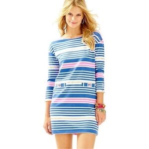Lilly Pulitzer Lena Lapis Stripes Dress